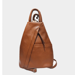 Stefania Cuir grainé cognac