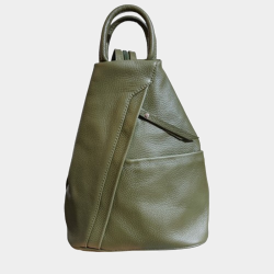 Stefania Cuir grainé KAKI